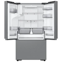 Réfrigérateur à deux portes à profondeur de comptoir 25,5 pi³ 36 po avec distributeur d'eau et de glace externe de Samsung - Acier inoxydable