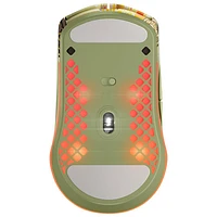 SteelSeries CS2 Dragon Lore Edition 18000 DPI Bluetooth Optical Gaming Mouse - Beige/Red