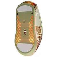 SteelSeries CS2 Dragon Lore Edition 18000 DPI Bluetooth Optical Gaming Mouse - Beige/Red