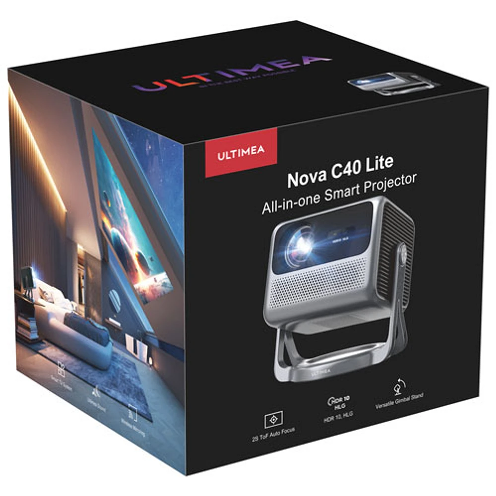 Ultimea Nova C40 1080p HD LED Smart Home Theatre Projector