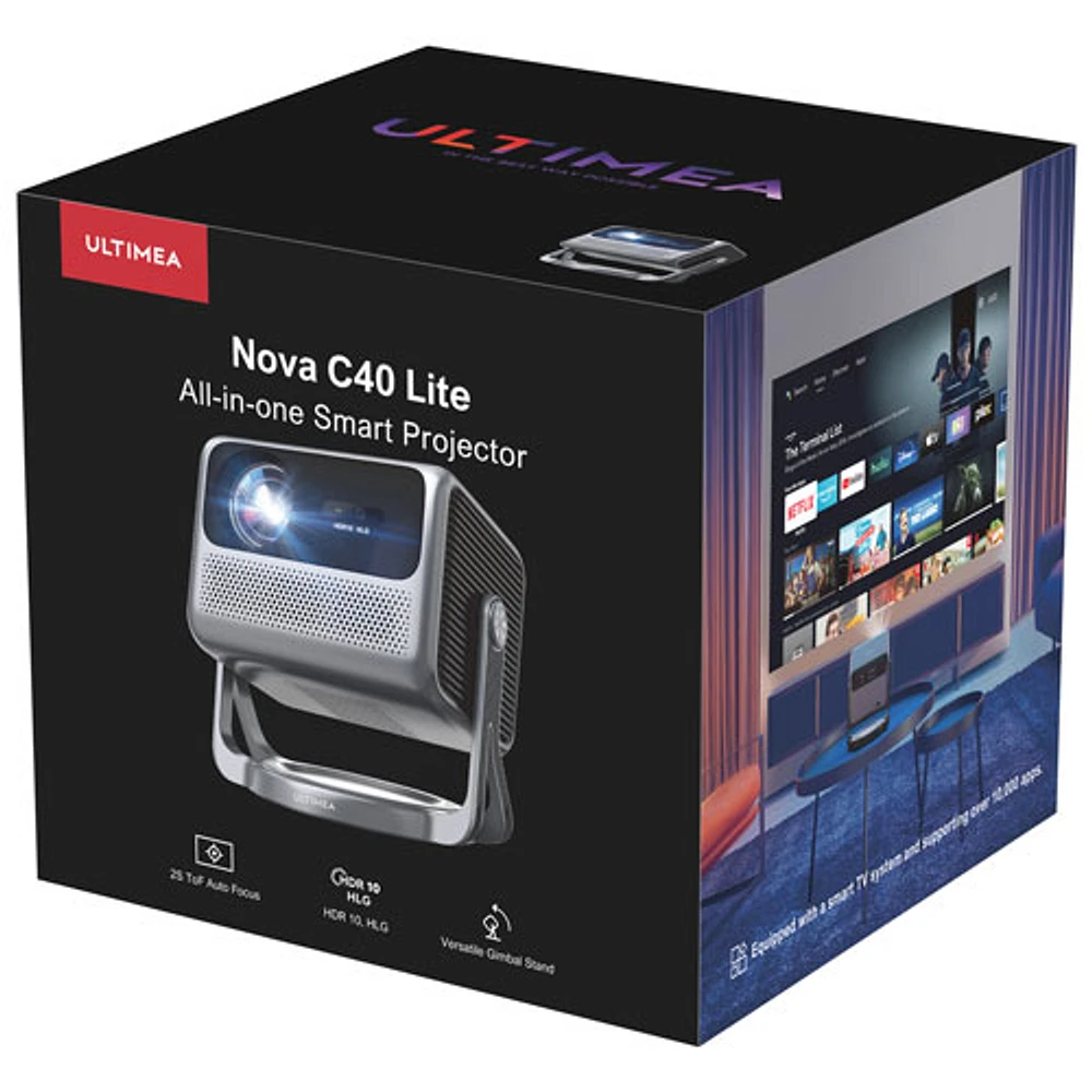 Ultimea Nova C40 1080p HD LED Smart Home Theatre Projector