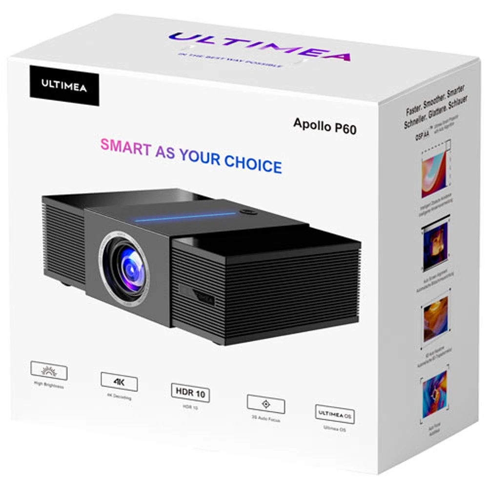 Ultimea Apollo P60 1080p HD LED Home Theatre Projector