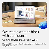 Microsoft 365 Personal (PC/Mac) - 1 User - 12 Months + 3-Months* - Bilingual - Digital Download