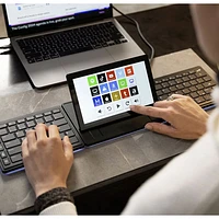 Mobile Pixels Tetra Split Portable Bluetooth Keyboard with 8" Touch LCD (109-1003P01)