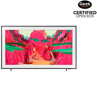 Boîte ouverte - Téléviseur intelligent Tizen HDR Neo QLED UHD 4K 75 po The Frame Pro de Samsung (QN75LS03FWFXZC) - 2025
