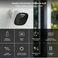 Chamberlain myQ Smart Wire-Free Outdoor 2K Security Camera