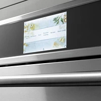 Café Smart 5-in-1 30" 1.7 Cu. Ft. Speed Electric Wall Oven with 120V Advantium (CSB913P4VW2) - White