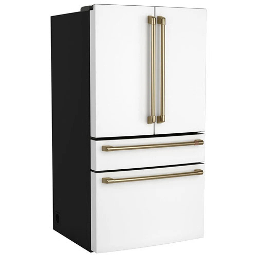 Café 34" 23.2 Cu. Ft. French Door Refrigerator with Water Dispenser (CJE23DP4WW2) - Matte White