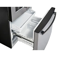 Réfrigérateur à deux portes 24,8 pi³ 33 po à distributeur d'eau et de glace Profile de GE (PFE24HYRCFS) - Acier inoxydable