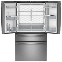 GE Profile 36" 28.7 Cu. Ft. French Door Refrigerator with Water Dispenser (PGE29BYTFS) - Stainless Steel