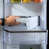 GE Profile 36" 28.7 Cu. Ft. French Door Refrigerator with Water Dispenser (PGE29BYTFS) - Stainless Steel