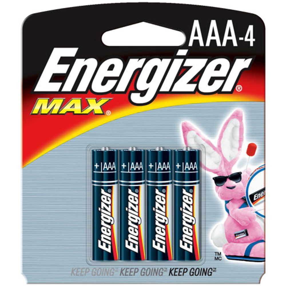 Energizer "AAA" 1.5V -Pack Batteries