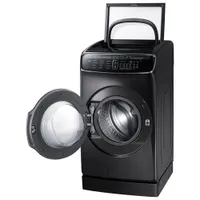 Samsung 5.8 Cu.Ft. HE Front Load w/ 1.1 Cu.Ft. Washer & 7.5 Cu. Ft. Electric Steam Dryer w/ Flex Dry