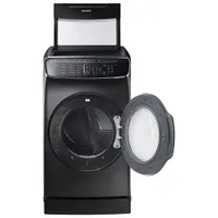 Samsung 5.8 Cu.Ft. HE Front Load w/ 1.1 Cu.Ft. Washer & 7.5 Cu. Ft. Electric Steam Dryer w/ Flex Dry