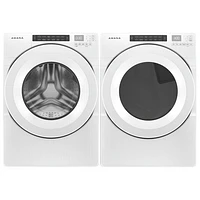 Amana 5.0 Cu. Ft. HE Front Load Washer & 7.4 Cu. Ft. Electric Dryer - White