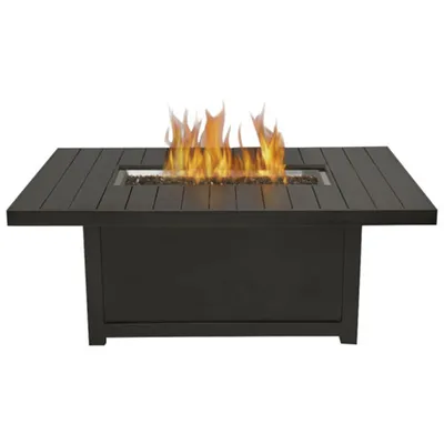 Napoleon St. Tropez Rectangular PatioFlame Freestanding Gas Fire Pit Table - 60,000 BTU