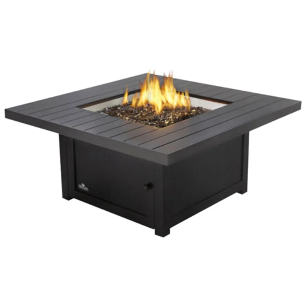 Napoleon St. Tropez Square PatioFlame Freestanding Gas Fire Pit Table - 60,000 BTU