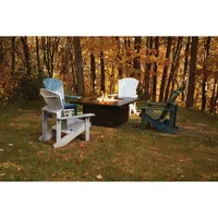 Napoleon St. Tropez Square PatioFlame Freestanding Gas Fire Pit Table - 60,000 BTU