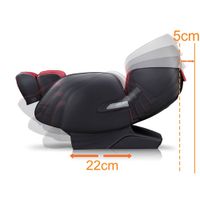 iComfort 8000 Zero Gravity Massage Chair with Bluetooth Speakers & Heat Functions (IC8000) - Black