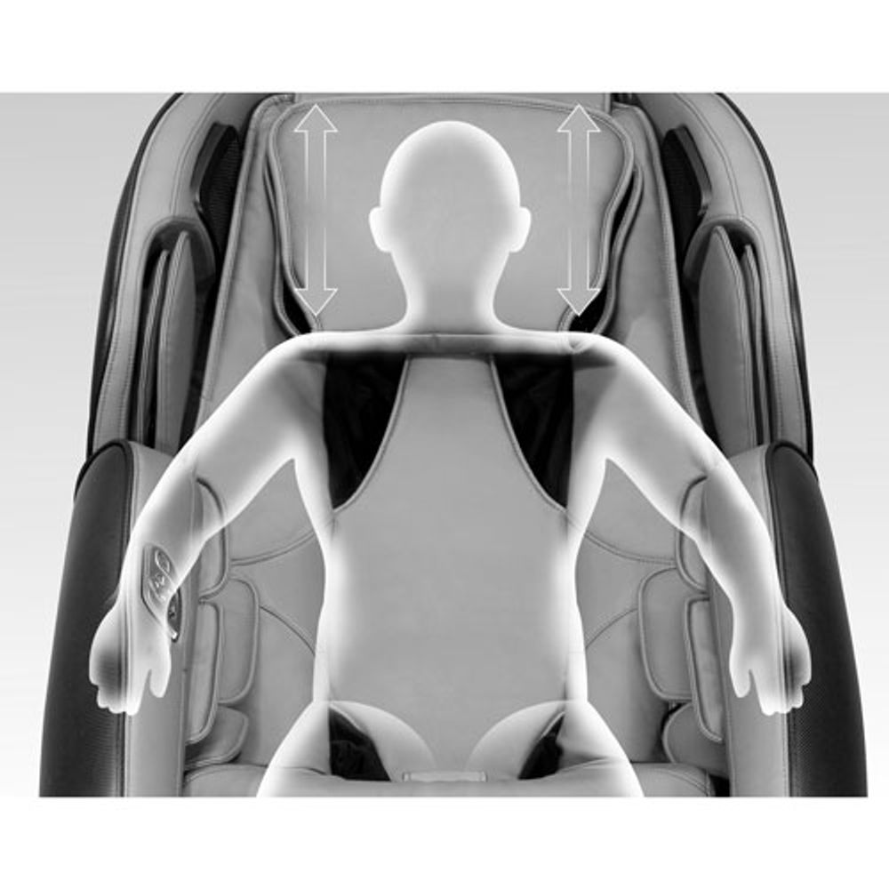 iComfort 8000 Zero Gravity Massage Chair with Bluetooth Speakers & Heat Functions (IC8000) - Black