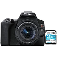 Canon EOS Rebel SL3 DSLR Camera with 18-55mm Lens Kit & 256GB Memory Card