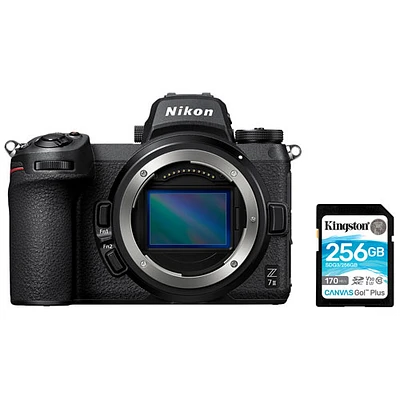 Nikon Z 7II FX Mirrorless Camera (Body Only) with 256GB Memory Card