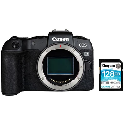 Canon EOS RP Mirrorless Camera (Body Only) with 128GB Memory Card