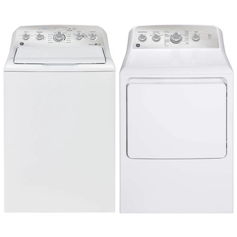 GE Cu. Ft. High Efficiency Top Load Washer & 7.2 Cu. Ft. Electric Dryer