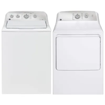 GE Cu. Ft. High Efficiency Top Load Washer & 7.2 Cu. Ft. Electric Dryer
