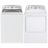 Laveuse à chargement par le haut haute efficacité 5 pi³/sécheuse électrique 7,2 pi³ de GE