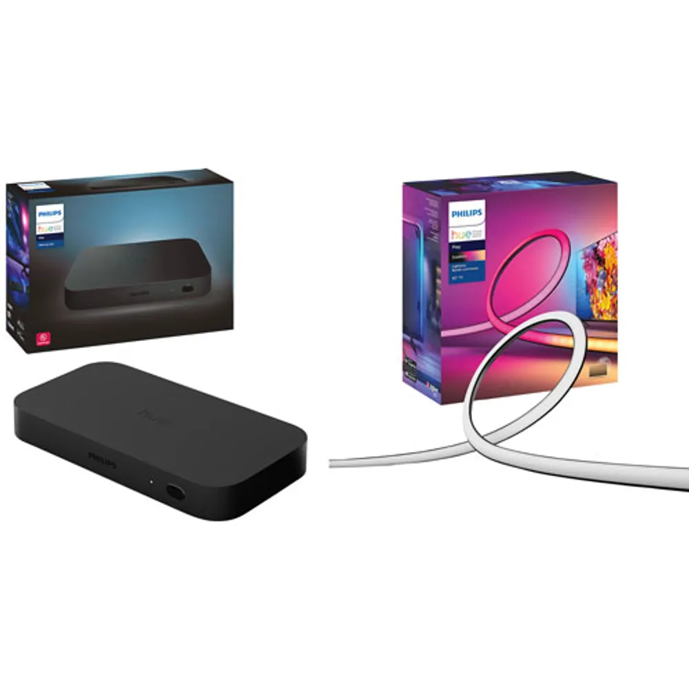 Philips Hue Play HDMI Sync Box + Play Gradient Lightstrip 65