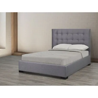 Five Brothers Upholstery Houston Modern Bed - Double - Grey