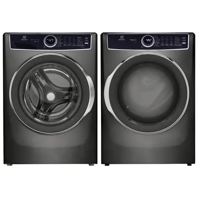 Electrolux 5.2 Cu. Ft. HE Front Load Steam Washer & 8.0 Cu. Ft. Electric Steam Dryer