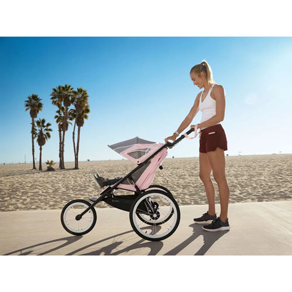 Cybex Avi Jogging Lightweight Stroller - Silver Pink