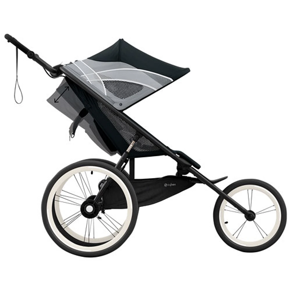 Cybex Avi Jogging Lightweight Stroller - Black Pink