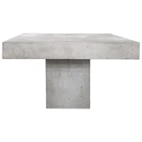 Maxima Contemporary Rectangular Outdoor Coffee Table - Grey