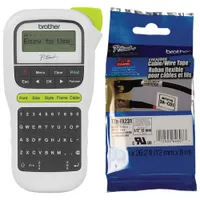 Brother Portable Label Maker & 12mm Laminated Flexible ID Tape