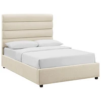 Seville Transitional Platform Bed - Double - Off White