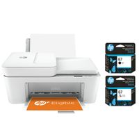 HP DeskJet 4155e Wireless All-In-One Inkjet Printer with HP 67 Black & Tri-Colour Ink