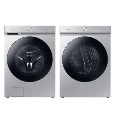 Samsung Bespoke Front Load Steam Washer & Electric Steam Dryer