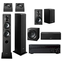 Sony STRDH790 7.2 Channel AV Receiver w/ Bookshelf, Tower, Centre Channel, Floor Speakers & Subwoofer