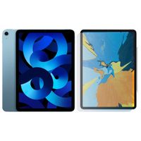 Apple iPad Air 10.9" 64GB Wi-Fi (5th Generation) with Glass Screen Protector - Blue