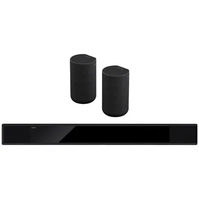 Sony HTA7000 500-Watt 7.1.2 Channel Dolby Atmos Sound Bar with SARS5 Wireless Rear Speakers - Pair