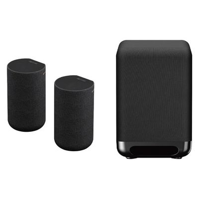 Sony SARS5 180-Watts Wireless Rear Speakers & SA-SW5 300-Watt Subwoofer - Black