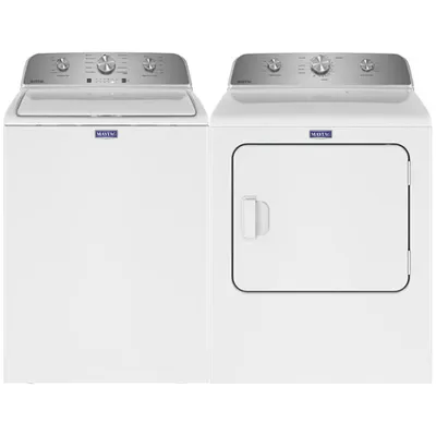 Maytag 5.2 Cu. Ft. High Efficiency Top Load Washer & 7.0 Cu. Ft. Electric Dryer - White