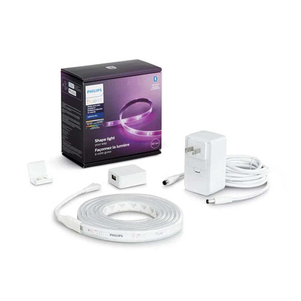 Philips Hue In Better Light Bundle - Starter Kit (4 Bulbs), Motion Sensor, Dimmer, & Light Strip