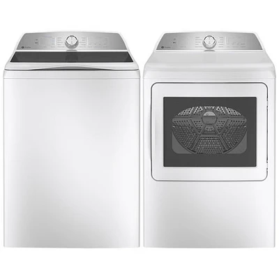 GE Profile 5.8 Cu. Ft. High Efficiency Top Load Washer & 7.4 Cu. Ft. Electric Dryer