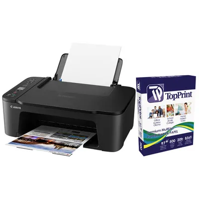 Canon PIXMA TS3429 Wireless All-In-One Inkjet Printer with 500-Sheet Multi-Purpose Paper