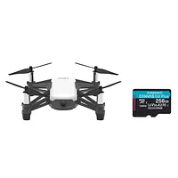 Ryze Tech Tello Quadcopter Drone Boost Combo with 256GB 170MB/s microSDXC Memory Card - White/Black