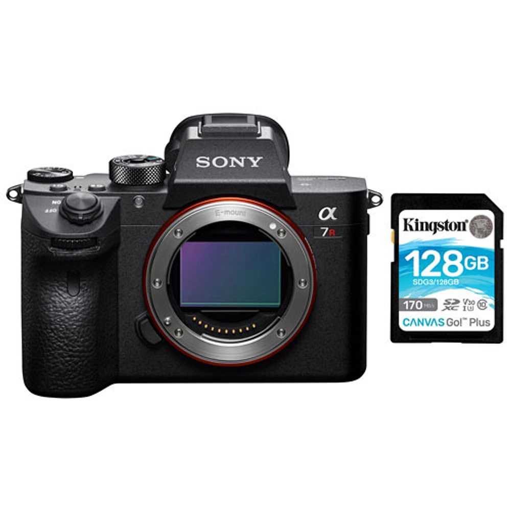 Sony Alpha a7R III Full-Frame Mirrorless Camera (Body Only) & 128GB 170MB/s SDXC Memory Card